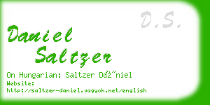 daniel saltzer business card